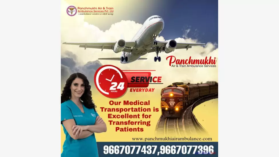R90,000 Get Risk-Free Medical Transfer Offered by Panchmukhi Train Ambulance in Ranchi
