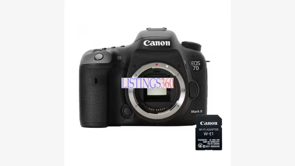 Canon eos 7d mark ii, mm is nano usm lens & w-e1 wi-fi adapter