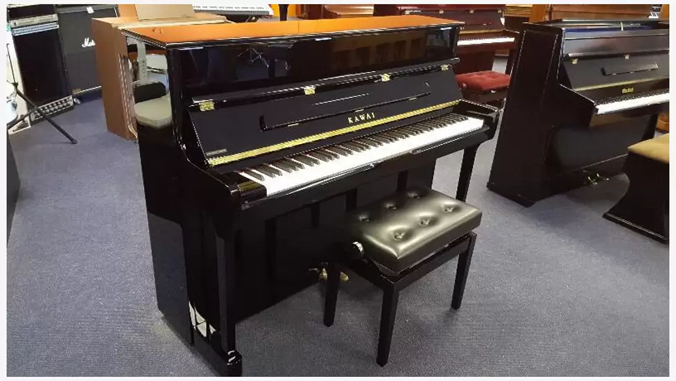 R102,000 Piano - Kawai K-200E Polished Ebony, 114cm. NEW!
