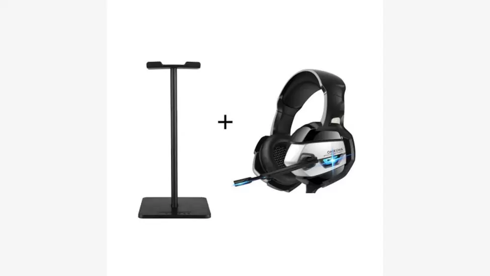 R729 Killer Deals ONIKUMA K5 Stereo PS4/PS5/Xbox/PC Gaming Headset + Stand Combo