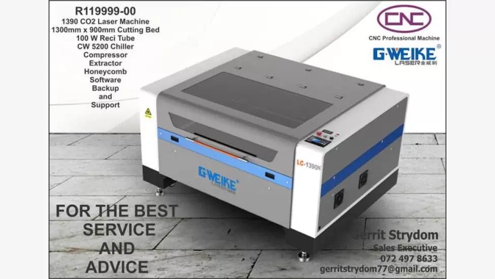 R107,000 Laser Engraving and Cutting Machines for Sale