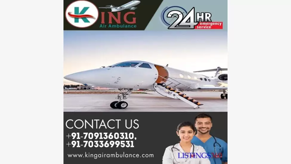 R350,000 Book Matchless Air Ambulance Service in Ranchi with Medical Tool
