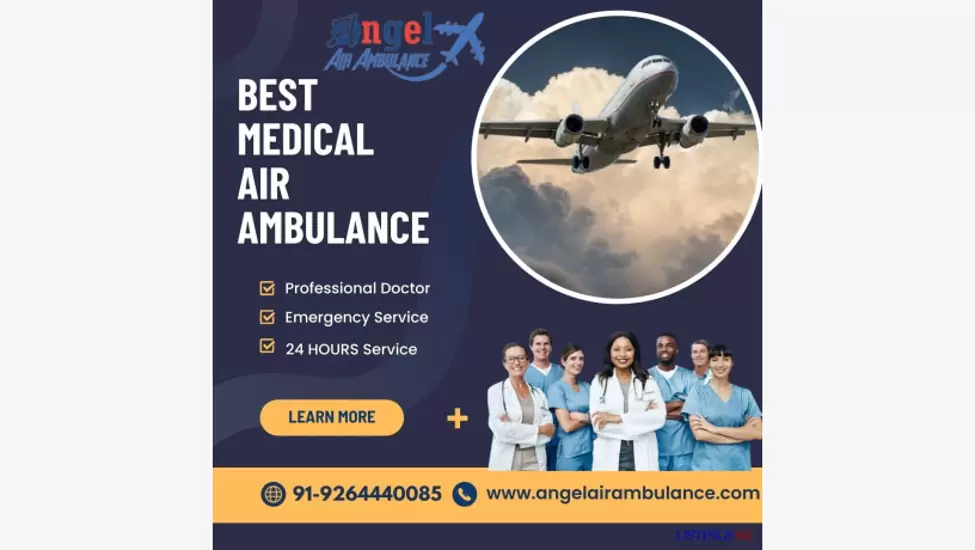 Take the Best Medical Shifting with All Care Air Ambulance Service In Delhi via Angel