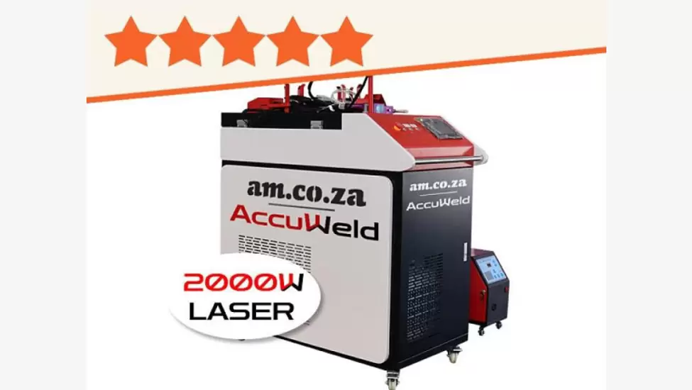 R359,999 AccuWeld 2000W Fiber Laser Hand-held Laser Welding & Cutting.. Buythis.co.za LW-PORTABLE/2000