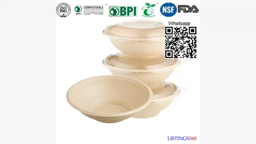 R1 Bowl disposable bowl sugarcane bowl paper bowl