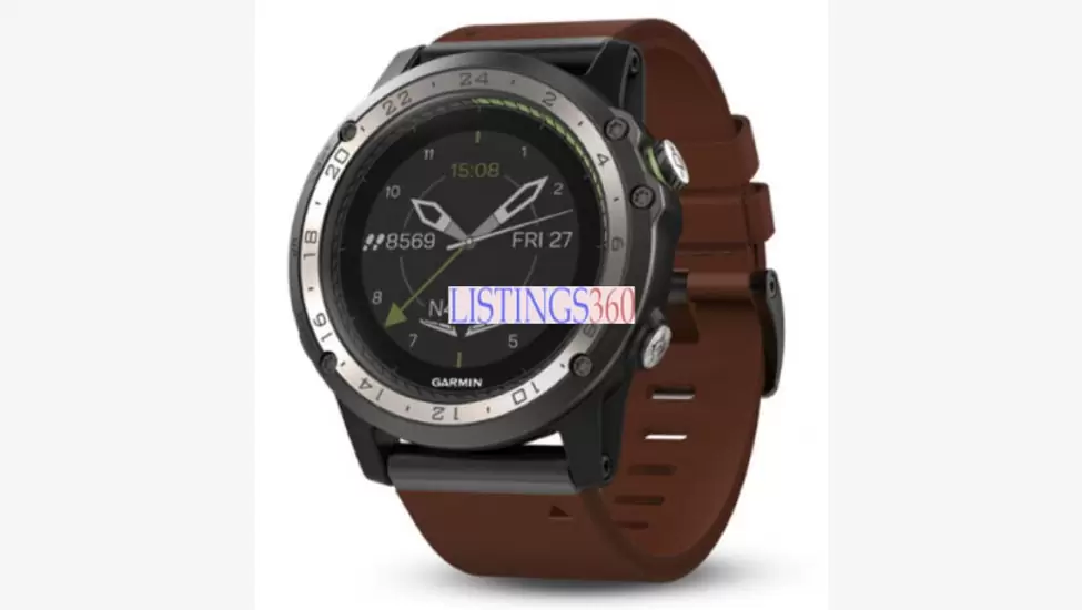 R9,500 Garmin D2 Charlie Aviation Pilot Watch with Brown Leather Strap